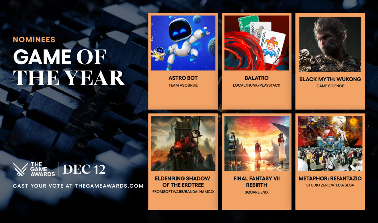 Daftar nominasi the game awards 2024