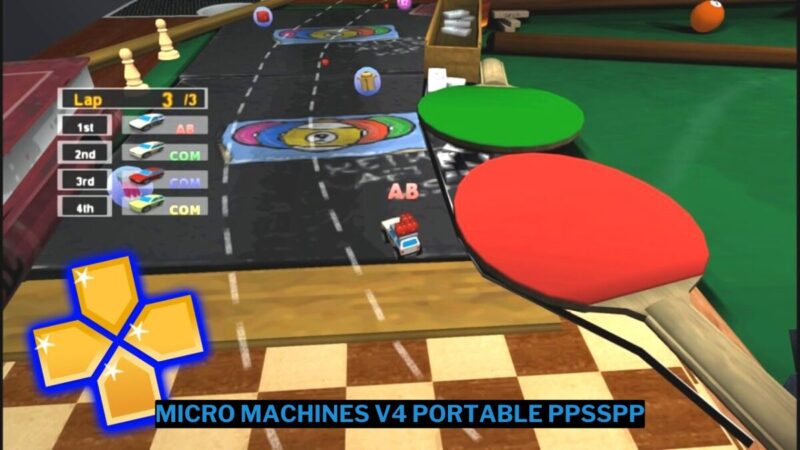 Download Micro Machines V4 Portable Ppsspp Iso Ukuran Kecil