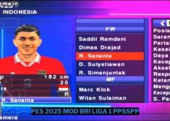 Download pes 2025 mod bri liga 1 ppsspp iso ukuran kecil