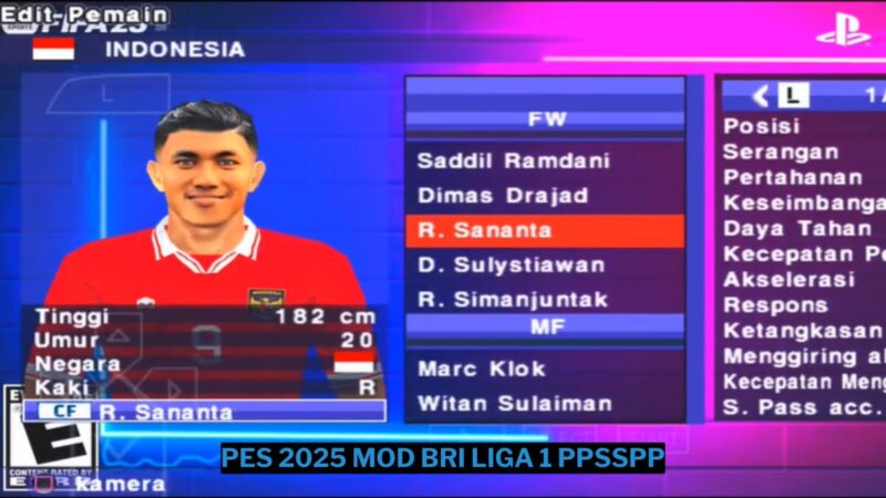 Download Pes 2025 Mod Bri Liga 1 Ppsspp Iso Ukuran Kecil