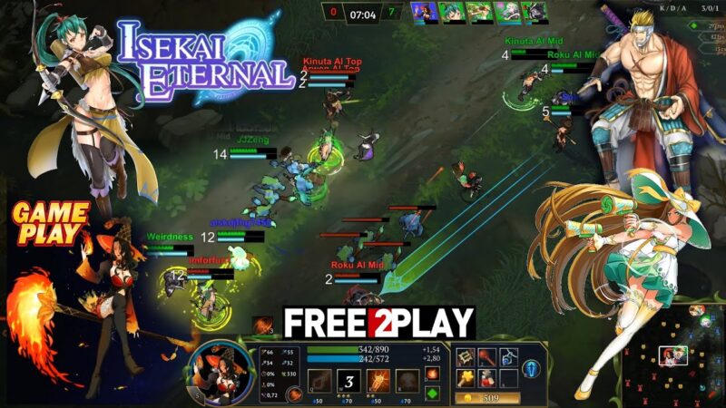 Isekai eternal alpha game anime moba terbaik youtube