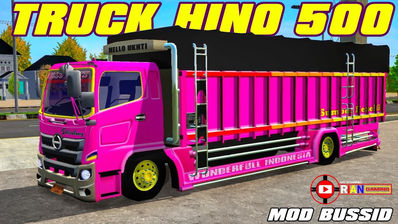 Mod apk bussid hino 500 youtube