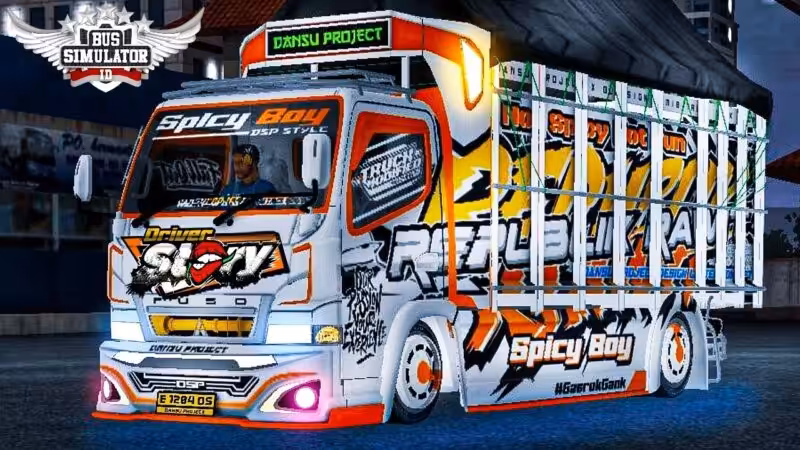 18+ Download Mod APK BUSSID Canter Full Strobo 2 Mod Bussid Truck Canter Full Strobo Dafunda