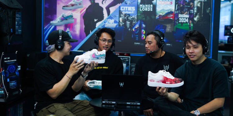 Peluncuran predator gaming x cutom verse di game over podcast