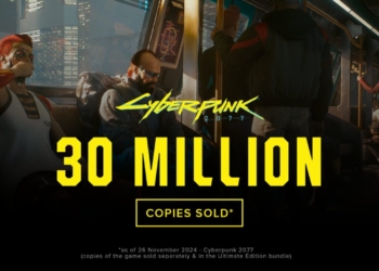 Penjualan cyberpunk 2077 tembus 30 juta kopi