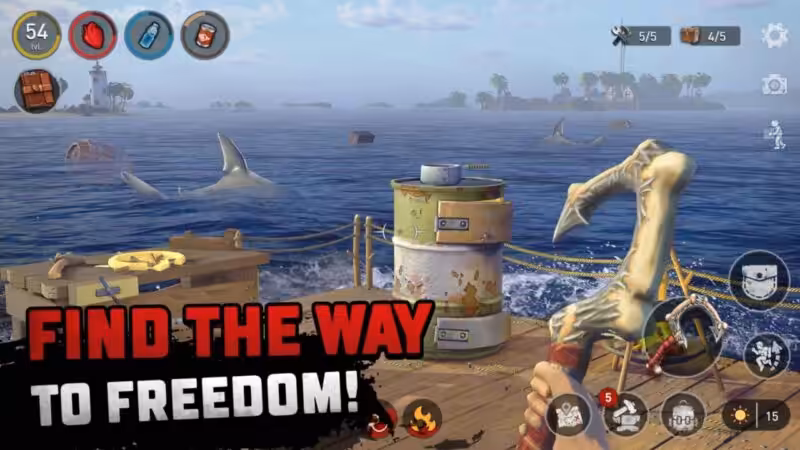 Download Game Survival Raft Tap Tap