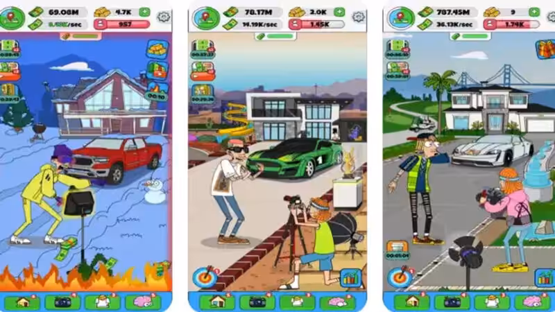 Lamar Idle Vlogger Mod Apk Dafunda
