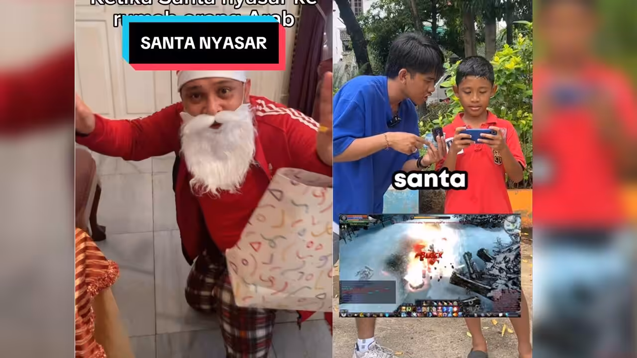Bawa Pesan Toleransi, Konten Kreator Cabal: Infinite Combo Ini Jadi Santa dan Kejutkan Masyarakat 3 Bawa Pesan Toleransi, Konten Kreator Cabal: Infinite Combo Ini Jadi Santa dan Kejutkan Masyarakat