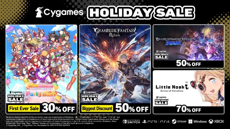 Cygames umumkan cygames holiday sale untuk akhir 2024