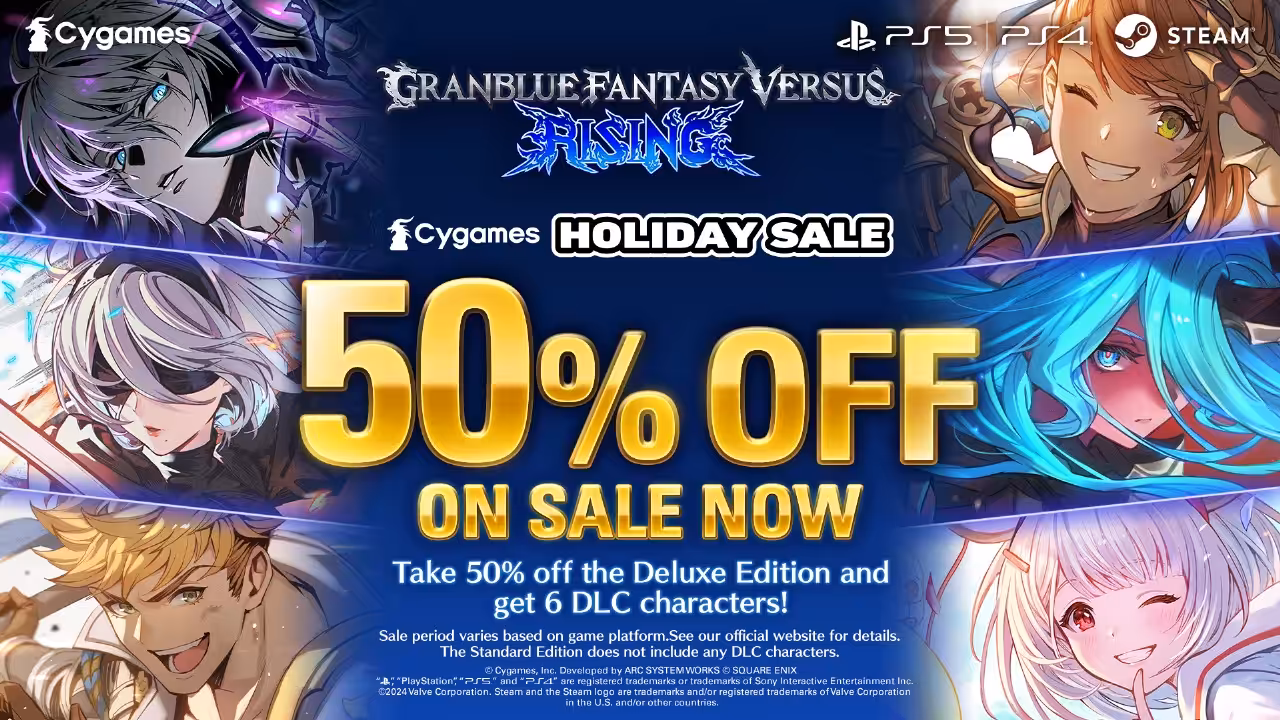 Granblue Fantasy Versus: Rising Diskon 50% untuk Waktu Terbatas pada Akhir 2024