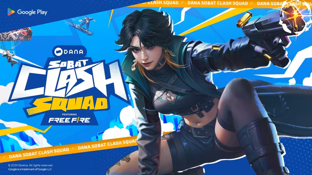 DANA dan Google Play Hadirkan Turnamen Free Fire di Akhir Tahun 1 Clash Squad