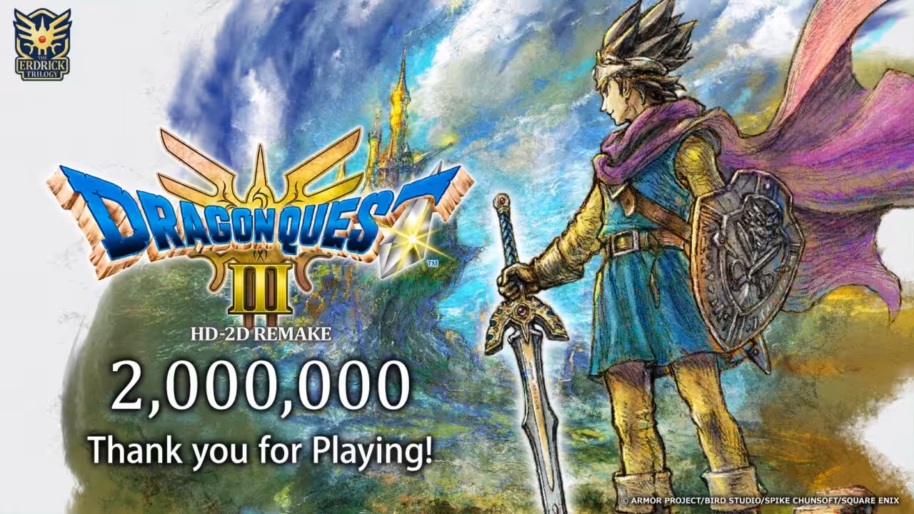 Penjualan Dragon Quest III HD-2D Remake Tembus 2 Juta Kopi