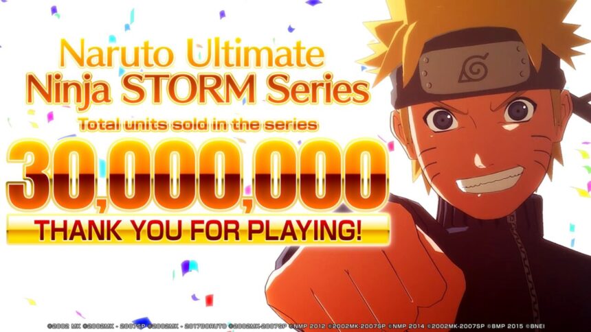 Penjualan waralaba naruto ultimate ninja storm tembus 30 juta kopi