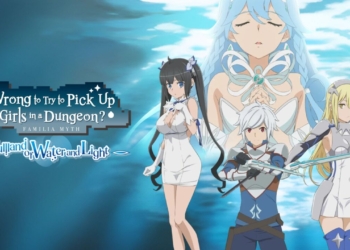 Tanggal rilis is it wrong to try to pick up girls in a dungeon familia myth – fullland of water and light diumumkan