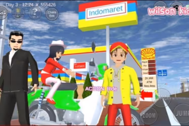 Kumpulan ID POM Bensin Shell di Sakura School Simulator 6 ID Pom Bensin Shell di Sakura School - YouTube