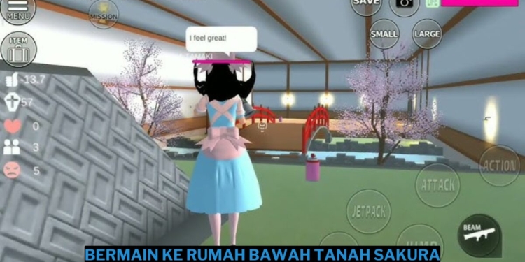 Cara bermain ke rumah bawah tanah di sakura school simulator terbaru