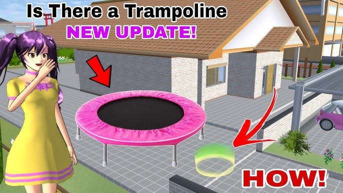 Cara bermain trampolin sakura school simulator lengkap