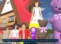 Cara membangun taman boneka di sakura school simulator