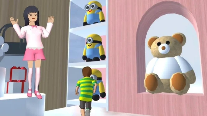 Cara Membangun Taman Boneka Di Sakura School Simulator