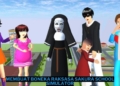 Cara membuat boneka raksasa di sakura school simulator mudah