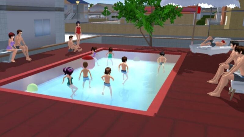 Cara Membuat Kolam Renang Di Sakura School Simulator Gadget Viva