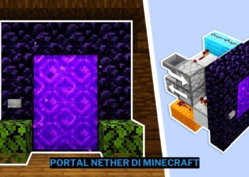 Cara membuat portal nether di minecraft