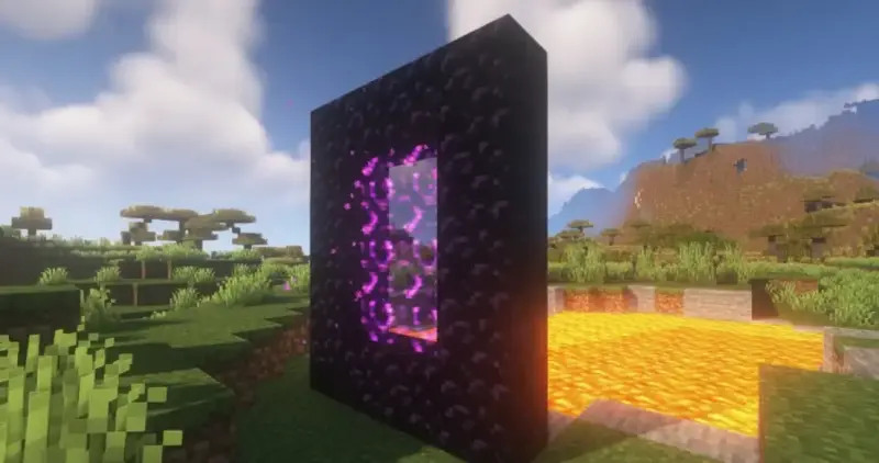 Cara membuat portal nether di minecraft