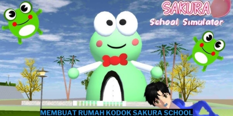 Cara membuat rumah kodok unik di sakura school simulator mudah