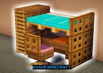 Cara membuat dan memakai kasur di minecraft