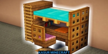 Cara membuat dan memakai kasur di minecraft