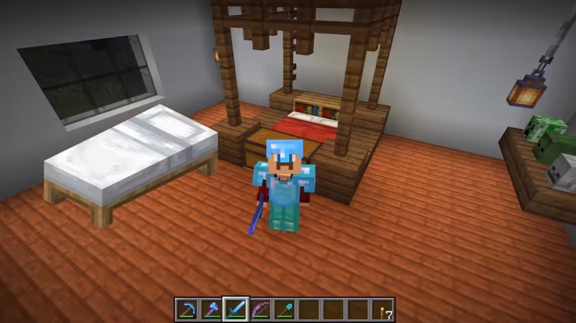Cara Membuat Dan Memakai Kasur Di Minecraft