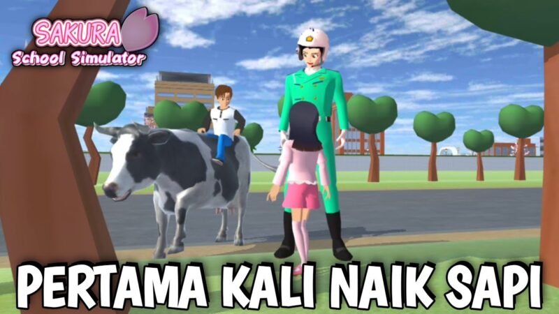 Cara naik sapi di sakura school youtube