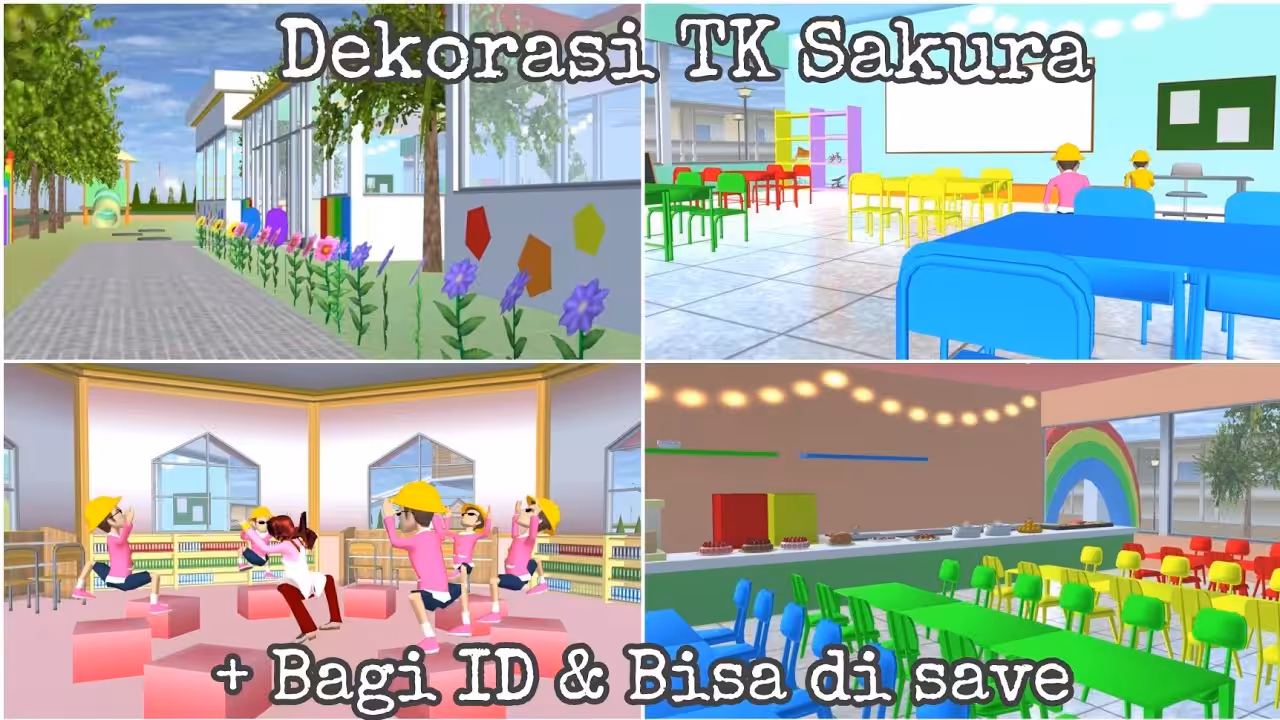 Kumpulan ID Sekolah TK di Sakura School Simulator