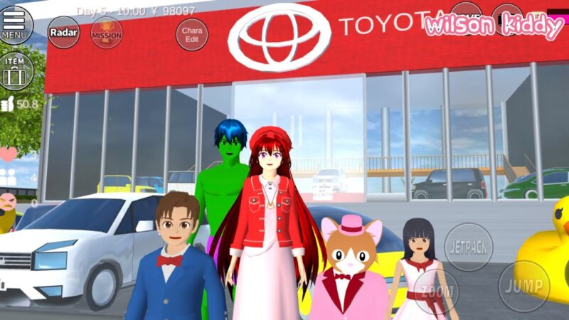 Kumpulan id showroom mobil sakura school simulator youtube