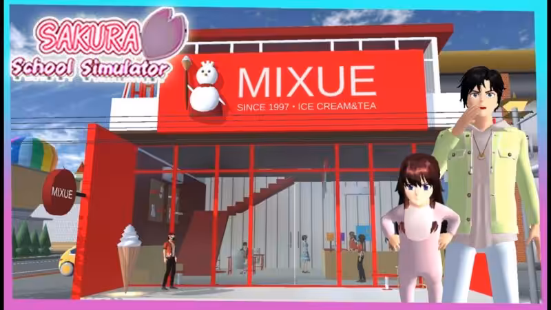 Kumpulan Id Toko Mixue Sakura School Simulator Youtube