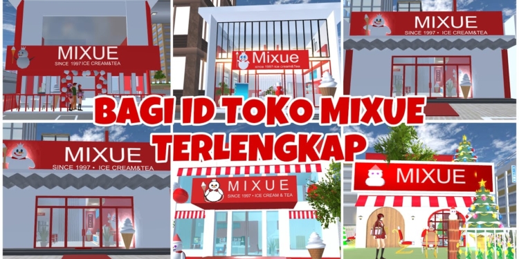 Kumpulan id toko mixue sakura school youtube