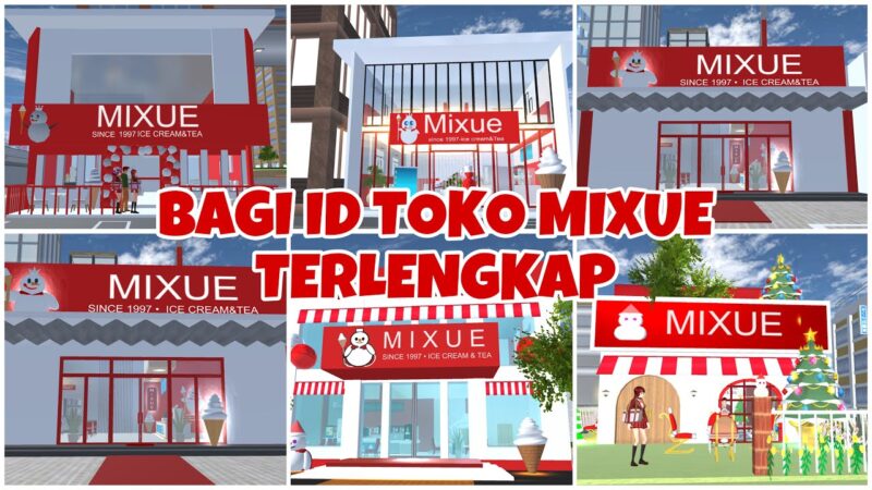 Kumpulan Id Toko Mixue Sakura School Youtube