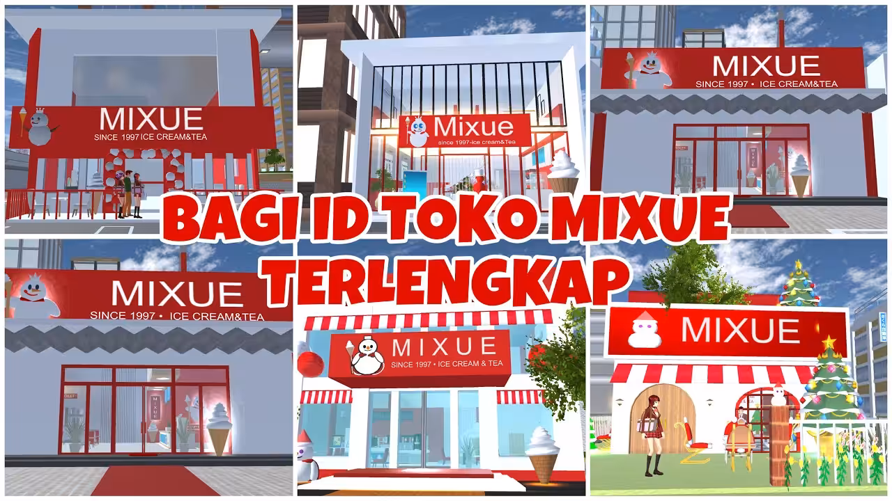 Kumpulan ID Toko Mixue di Sakura School Simulator