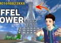 Menara eifel paris sakura school simulator youtube