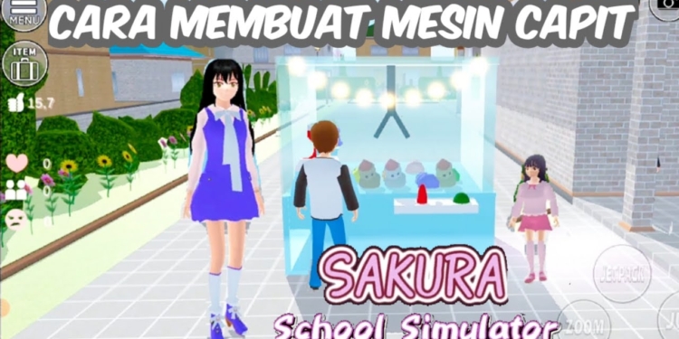 Mesin capit sakura school simulator youtube