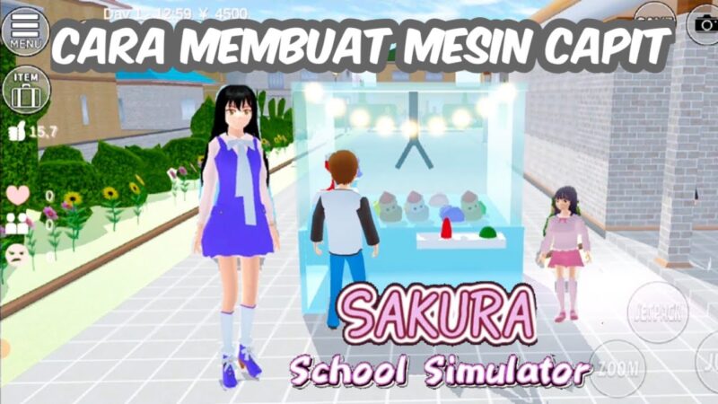 Mesin Capit Sakura School Simulator Youtube