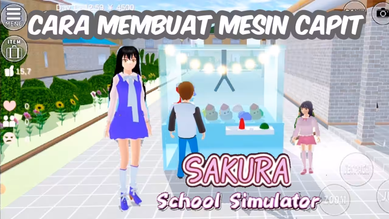 Cara Membuat Mesin Capit di Sakura School Simulator