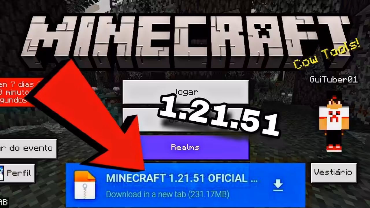 cara download minecraft 1.21.51 YouTube