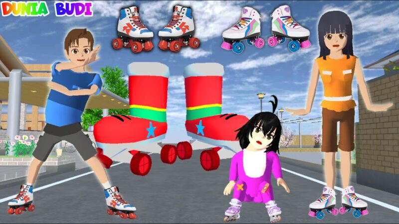 Sepatu roda sakura school simulator youtube