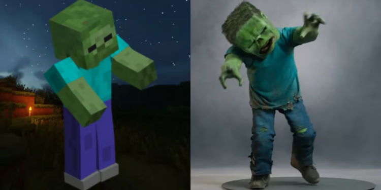 7 cara menyerang zombie di minecraft dengan mudah!