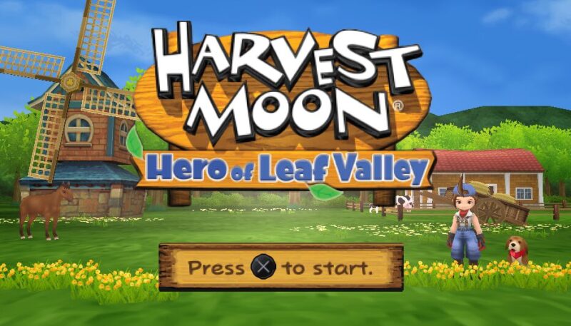 7 game simulasi pertanian psp terbaik harvest moon hero of leaf valley