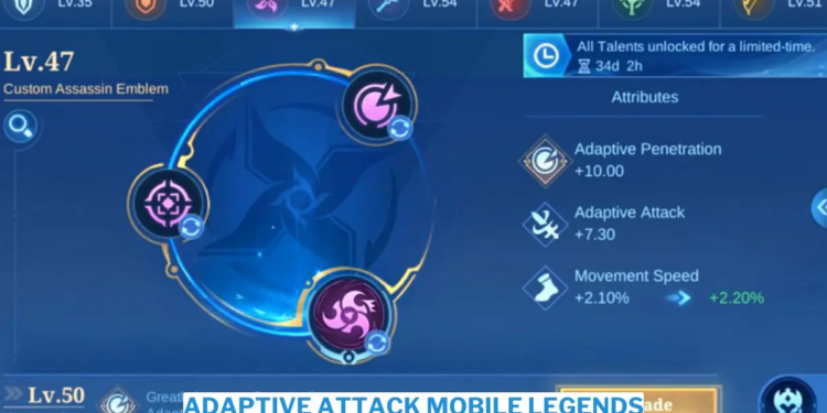 Arti adaptive attack mobile legends (ml)