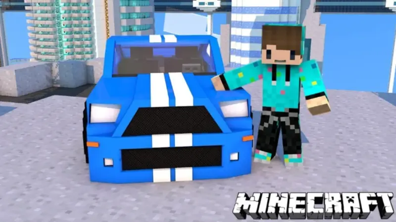 Cara kreatif dan mudah membuat mobil di minecraft