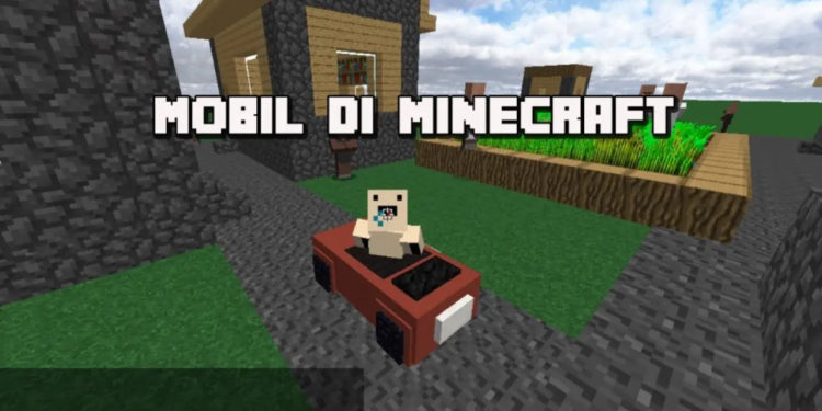 Cara membuat mobil di minecraft