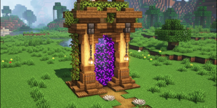 Cara membuat portal nether di minecraft!